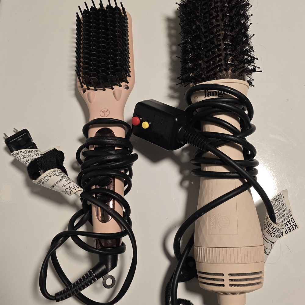 Lange Heated Brush/Dryer Brush Set